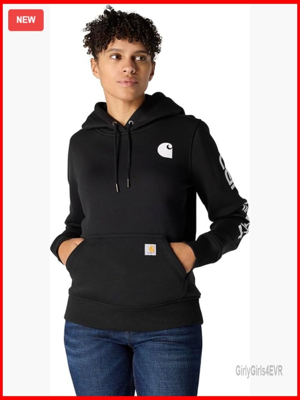 Relaxed Fit Cotton Polyester Pullover Hoodie with Pouch Pocket